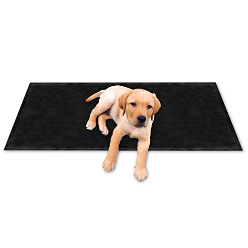 Bestgoodies Tierdecke Haustierdecke Kuscheldecke Hundebett Katzendecke (Kuschel - Supersoft / 60x80 cm/schwarz - Jet Black) von Bestgoodies