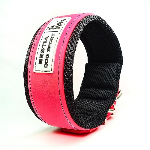 Bestia Dog Sport Halsband ROSA von Bestia