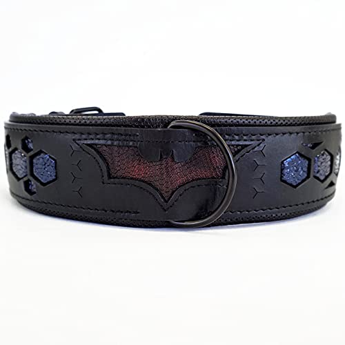 Das ''Batman'' Halsband 100% Leder von Bestia