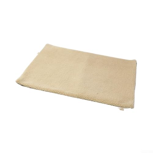 Besttoolifes Warmes Lammfell-Hundebett, Haustierbett, Matte, Katzenbett, selbstheizend, Katzen- und Hundematte, Decke, 60 x 45 cm, Beige von Besttoolifes