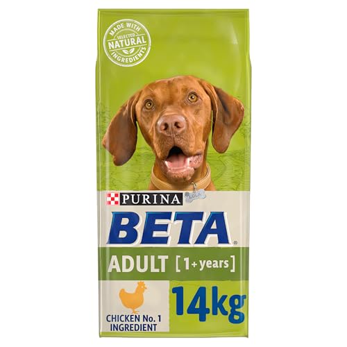 PURINA BETA Adult Dry Dog Food with Chicken, 14 kg von Beta