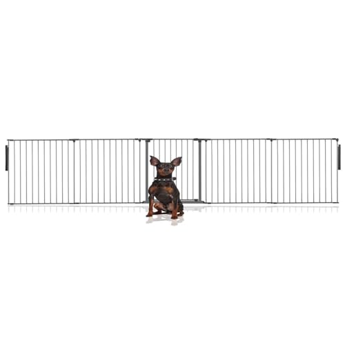 Bettacare Premium Mehrfachpaneel Flexibles Haustiergitter, bis zu 370cm Breit, Grau, 70cm Hoch, Hundegitter für Haustiere Hunde und Welpen, Welpengitter geeignet für Innen und Außenbereich von Bettacare