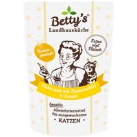 Betty's Landhausküche Frischebeutel Huhn Pur mit Borretschöl 12x 100g für Katze von Betty's Landhausküche