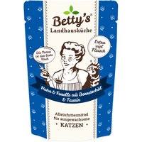 Betty's Landhausküche Frischebeutel Huhn und Forelle mit Borretschöl 12x 100g für Katze von Betty's Landhausküche