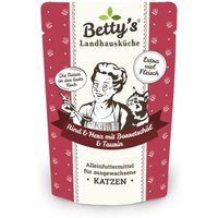 Betty's Landhausküche Frischebeutel Rind & Herz 12 x 100g für Katze von Betty's Landhausküche