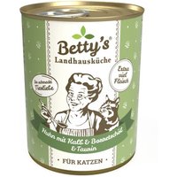 Betty's Landhausküche Huhn mit Kalb & Borretschöl 6 x 400g für Katze von Betty's Landhausküche