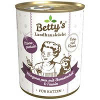 Betty's Landhausküche Känguru Pur mit Borretschöl 6 x 200g für Katze von Betty's Landhausküche