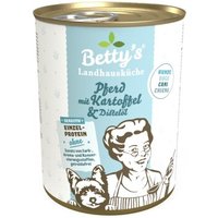 Betty's Landhausküche Pferd & Kartoffel & Distelöl 6 x 400g für Hund von Betty's Landhausküche