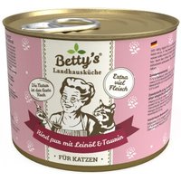 Betty's Landhausküche Rind pur mit Leinöl 6x200 g von Betty's Landhausküche