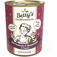 Betty's Landhausküche mit Truthahn & Borretschöl 6 x 400g für Katze von Betty's Landhausküche