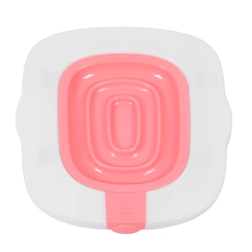 Beufee Cat Toilet Trainer Kit, rosa abnehmbare Wiederverwendbare Katzen -Toilettentrainingskit Cat -Töpfchen -Trainingstoilettensitz für das Unterrichten von Kitty, um Toilette zu von Beufee