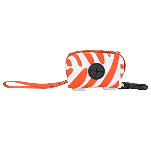 Beufee Hundekotbeutelhalter, Hundekotbeutelspender, Hundekotbeutelhalter, Welpenkotbeutel, Haustierkotbeutelspender, Hundekotbeutelbehälter für die Laufleine (Orange) von Beufee