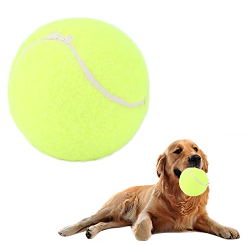 Beufee Tennisbälle Für Hunde, Hundeballspielzeug, Fußball, Hundespielzeug, Welpen-Kauspielzeug Zum Zahnen, Interaktives Hundespielzeug Für Kleine, Mittelgroße Und Große Hunde(7cm) von Beufee