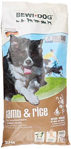 BEWI DOG Lamb & Rice [12,5 kg] Hundefutter | Trockenfutter für empfindliche Hunde | 80% tierisches Eiweiß | für Hunde aller Rassen von Bewi Dog