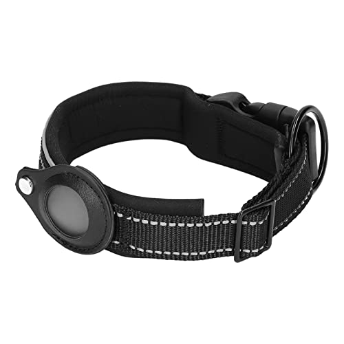 Reflektierendes -Hundehalsband Heavy Duty -Hundehalsband Haltbarer Metallclipring mit -Halterung für Hundespaziergänge bei Nacht (M) von Bewinner