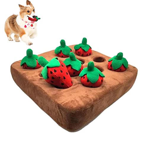 Bexdug 12 Stück Hund Karotte Plüschtier, Innovatives Plüsch-Gemüsefeld, Rettich, Plüsch, Karotte, Kauspielzeug, Interaktives Spielzeug Für Hunde Und Katzen von Bexdug