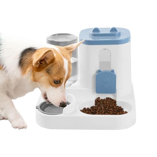 Bexdug Automatischer Futterautomat Für Haustiere | Futterautomat Für Trockenfutter Und Wasser | Großvolumen Futterstation Für Hunde Und Katzen Drinnen Bexdug Automatischer Futterautomat Für Haustiere | Futterautomat Für Trockenfutter Und Wasser | Großvolumen Futterstation Für Hunde Und Katzen Drinnen von Bexdug