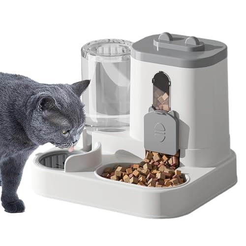 Bexdug Automatischer Futterautomat für Hunde - Futterautomat Für Trockenfutter Und Wasser - Großvolumen Futterstation Für Hunde Und Katzen Drinnen Bexdug Automatischer Futterautomat für Hunde - Futterautomat Für Trockenfutter Und Wasser - Großvolumen Futterstation Für Hunde Und Katzen Drinnen von Bexdug