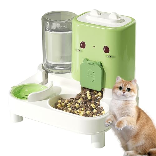 Bexdug Automatischer Futterspender für Hunde, 2-in-1-Spender für Hundefutter, intelligente Dosierung, Haustier-Bewässerung, für drinnen und draußen, Heimtrinken Bexdug Automatischer Futterspender für Hunde, 2-in-1-Spender für Hundefutter, intelligente Dosierung, Haustier-Bewässerung, für drinnen und draußen, Heimtrinken von Bexdug