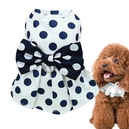 Bexdug Frühlings-Sommer-Haustierkleid, Sommer-Hundekleid, Dünnes Katzen-Sommershirt, Mit Seilschnalle, Katzenweste, Sommerhemden für Hunde, dünne Textur von Bexdug