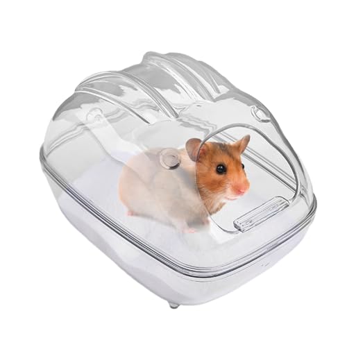 Bexdug Hamster Sandbad - Multifunktionale Hamstertoilette | Kleintier Badewanne Zur Körperpflege Mit Badehaus Für Chinchillas Und Nagetiere Bexdug Hamster Sandbad - Multifunktionale Hamstertoilette | Kleintier Badewanne Zur Körperpflege Mit Badehaus Für Chinchillas Und Nagetiere von Bexdug