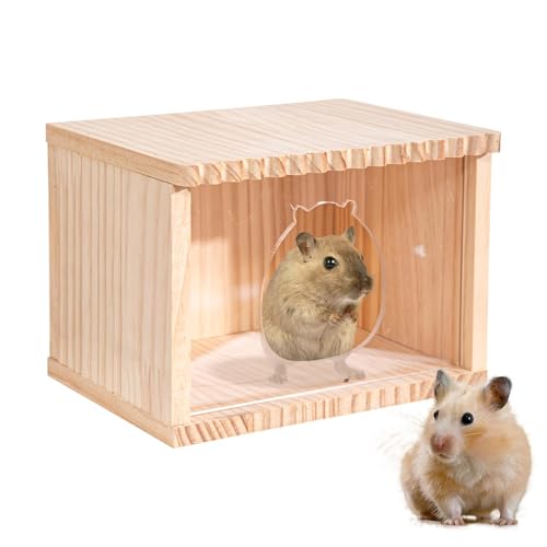 Bexdug Hamsterverstecke, Syrische Hamsterverstecke - Kleines Hamsterheim für Rennmäuse,Kreative Chinchilla-Hütten, Käfigzubehör, Hamsterhäuser und Verstecke für kleine Haustiere/Frettchen/Chinchillas von Bexdug