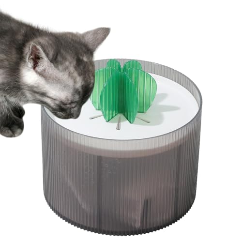 Bexdug Haustierbrunnen, Automatische Waterer Bowl - Trinkbrunnen Innenkatze Wasserkostschale,Wasserversorgungslieferungen, große Kapazität Elektrische Hundefuttermittel für Balkon, Garten, Wohnzimmer von Bexdug