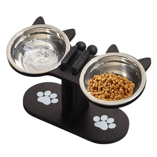 Bexdug Hundefutter- Und Wassernapf Set - Verstellbarer Hundefutternapf Ständer,Anti-Schling Napf Für Welpe Katze Mehrkatzenhaushalte Täglich Unterwegs Bexdug Hundefutter- Und Wassernapf Set - Verstellbarer Hundefutternapf Ständer,Anti-Schling Napf Für Welpe Katze Mehrkatzenhaushalte Täglich Unterwegs von Bexdug