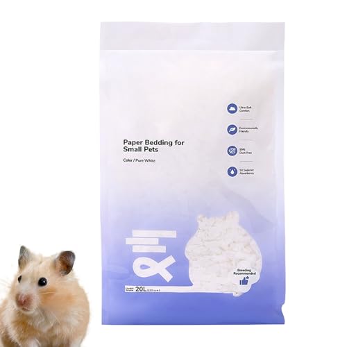 Bexdug Kaninchen Einstreu Für Hasen - Natürliches Papier Kleintierstreu | Geruchskontrolle Wasseraufnahme Für Hamster Kaninchen Zubehör Bexdug Kaninchen Einstreu Für Hasen - Natürliches Papier Kleintierstreu | Geruchskontrolle Wasseraufnahme Für Hamster Kaninchen Zubehör von Bexdug