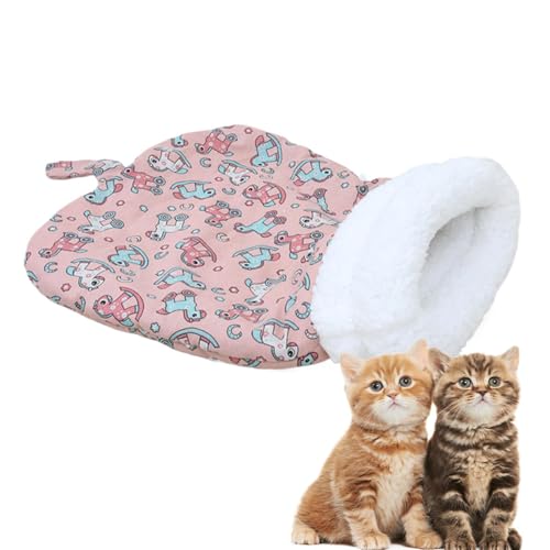 Bexdug Katzenhöhlenbett, Katzenschlafsack | Weicher Nestbett-Schlafsack für Welpen,Pet Supplies Wintertaschen-Katzennest, geeignet für Katzen und kleine Hunde von Bexdug