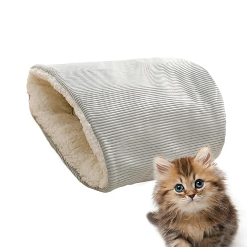 Bexdug Katzenschlafsack, Schlafsack, Katzenbett, kleines Hundebett, grabendes Katzenhöhlenbett, warme Polsterung, weiches Bett, Katzensack, Kätzchenbett, gemütliches Haustiernest für den Innenbereich, von Bexdug