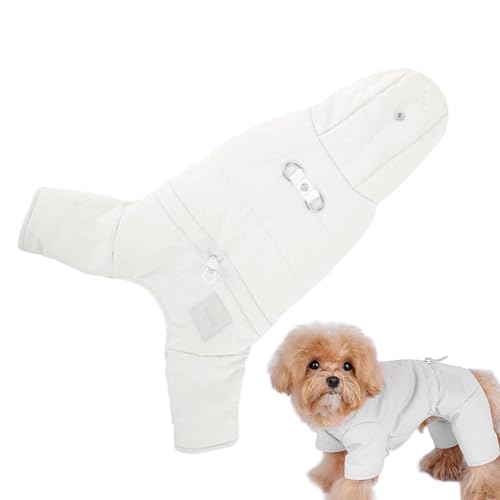 Bexdug Kleine Hundejacke,Hundewintermantel | Atmungsaktive Hundejacke für kaltes Wetter, Hunde-Kapuzenpullover,Modische Winter-Hundejacke, Winter-Haustierkleidung für den und Winter von Bexdug