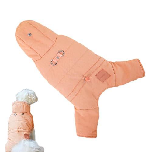 Bexdug Kleine Hundemäntel für den Winter,Winterkleidung für Hunde - Bequemer Hunde-Fleece-Hoodie für Hunde bei kaltem Wetter | Modische Winter-Hundejacke, Winter-Haustierkleidung für den und Winter von Bexdug