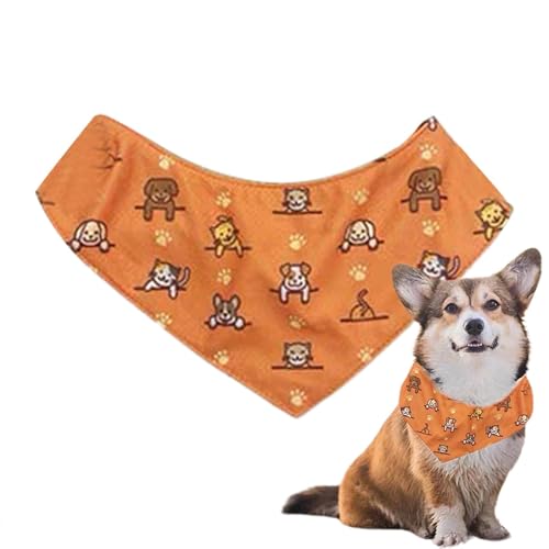 Bexdug Kühlhalsband für Haustiere, Kühlhalsband für Hunde | Sofort kühlende Bandanas - Wiederverwendbares Instant-Katzenhalsband, stilvoller, Verstellbarer Halswickel, kühlender Hundeschal für heißes von Bexdug