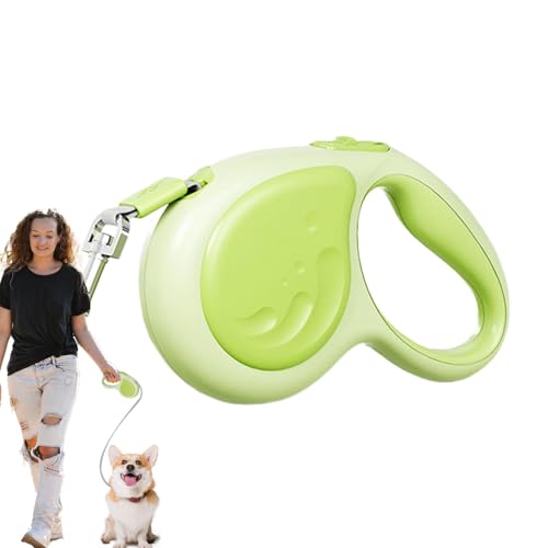 Bexdug Laufleinen für Hunde,Haustierleinen für Hunde | Anti-Rutsch-Hundeleinen, strapazierfähige, einziehbare Laufleinen - Classic Lock Pet Accessories Starke Haustierleinen für kleine Hunde von Bexdug