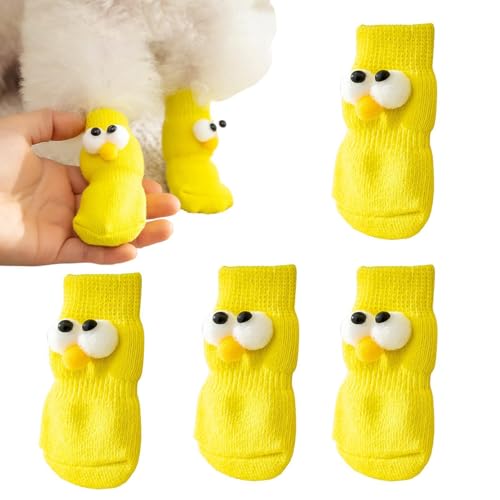 Bexdug Rutschfeste Hundesocken, weich, warm, für den Winter, Beinwärmer für Haustiere, Katzen, Welpen, Kätzchen von Bexdug