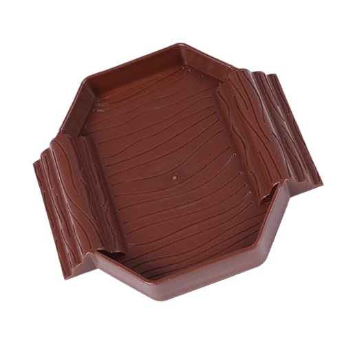 Bexdug Schildkröten Wasserschale, Rutschfestes Reptilien Becken, 2 In 1 Spülmaschinenfestes Bade Und Fütterungsbecken Für Schlangen Geckos Echsen Bexdug Schildkröten Wasserschale, Rutschfestes Reptilien Becken, 2 In 1 Spülmaschinenfestes Bade Und Fütterungsbecken Für Schlangen Geckos Echsen von Bexdug