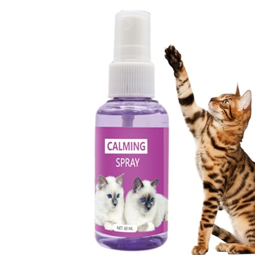 Bexdug für Katzen, 60 ml, beruhigende Verhaltensgesundheitslösung, hilft Kämpfe, Verstecken, fördert die Entspannung, Schlafhilfe für Katzen, reduziert Kratzmöbel von Bexdug