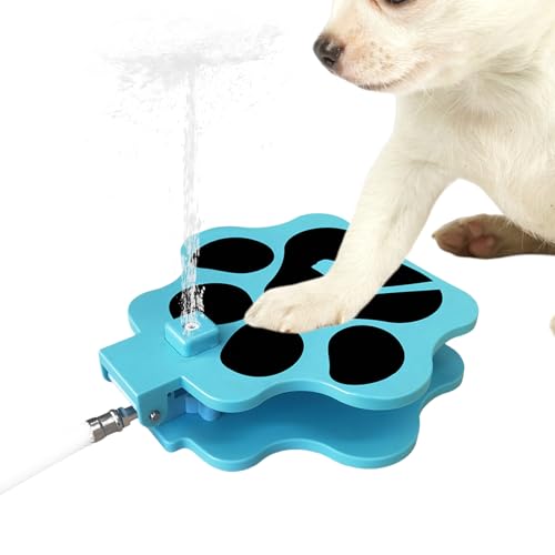 Hunde-Sprinkler mit Pfotenaktivierung | Automatischer Hundebrunnen, Haustier-Bewässerungsgerät mit Schlauch für Reisen, Camping, heißes , Hinterhof, Spielen, Tierklinik, Zwinger Hunde-Sprinkler mit Pfotenaktivierung | Automatischer Hundebrunnen, Haustier-Bewässerungsgerät mit Schlauch für Reisen, Camping, heißes , Hinterhof, Spielen, Tierklinik, Zwinger von Bexdug