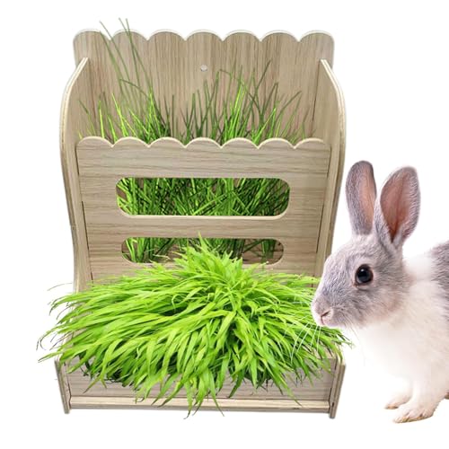 Kaninchen Heufutterautomat | Kaninchen Heu Futter Spender Rack - Anti-Verschwendungs Futterautomat Für Kleintierkäfig Heimtierfutter Spender Kaninchen Heufutterautomat | Kaninchen Heu Futter Spender Rack - Anti-Verschwendungs Futterautomat Für Kleintierkäfig Heimtierfutter Spender von Bexdug