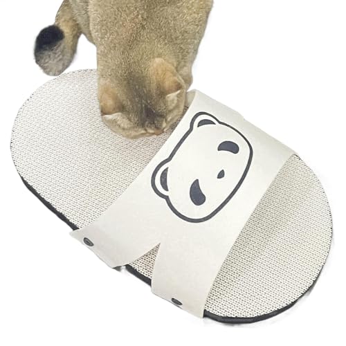 Katzenkratzerspielzeug, Katzenkratzerpads | Solid Pantoffers Formen das Kratzer für Kätzchen,Bequeme Pet Cat Croboker -Spielzeug mit Panda -Muster für kleine, mittlere, große Kätzchen von Bexdug