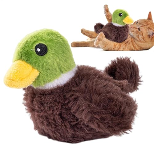 Simuliertes Zwitschern Vogel Katzenspielzeug – Berührungsaktiviertes Kätzchenspielzeug – USB-Aufladung Indoor-Katzen Übungsspielzeug Interaktives Katzenübungsspielzeug Realistisches Tierförmiges von Bexdug