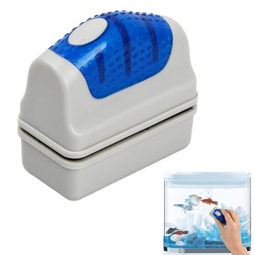 Bezavea Aquarium Magnetbürste, Fisch Tank Glasbürste, Magnetischer Fisch Tank Reiniger Klein, Magnetischer Algenschaber, Aquatic Algen Scraper, Scrubber Floating Clean Brush for Fish Tank Algen von Bezavea