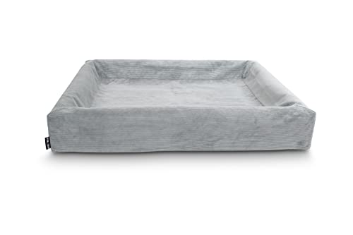 Biabed Rib Hoes voor hondenmand grijs Bia-80 100x80x15 cm von Bia Bed