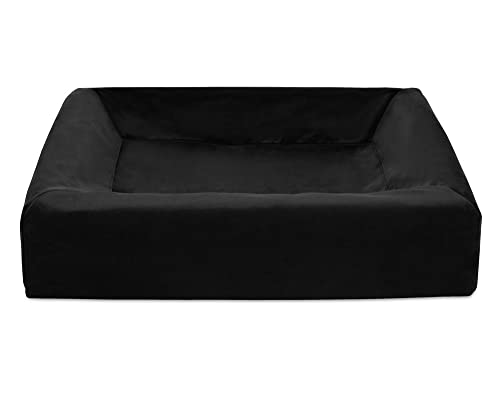 Bia Bed Royal Fluweel Hoes Voor Hondenmand Zwart-BIA-60 70X60X15 CM von Bia