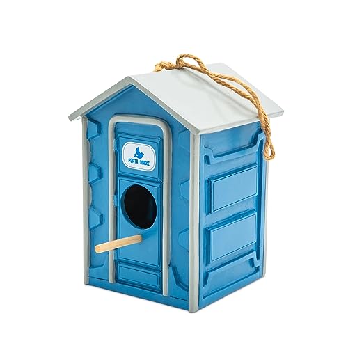 BigMouth Inc 22-BYG-4565 Portapotty Vogelhaus, Mehrfarbig von BigMouth