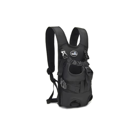 Atmungsaktives Frontträger -Rucksack Vorderen Pet -Front -Träger - Verstellbar, Bequem Und Sicherer Reisetasche Für Kleine Hunde Und Katzen, Pet -Frontträger -Rucksack,Schwarz,L von Bigcan