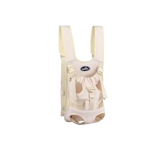 Atmungsaktives Frontträger -Rucksack Vorderen Pet -Front -Träger - Verstellbar, Bequem Und Sicherer Reisetasche Für Kleine Hunde Und Katzen, Pet -Frontträger -Rucksack,Weiß,XL von Bigcan