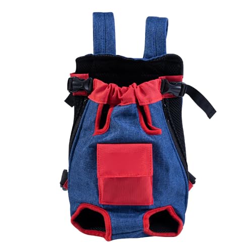 Bigcan Haustier-Rucksack Für Hunde Und Katzen - Tragbare Dual Shoulder Pet Carrier Für Reisen Und Outdoor-Aktivitäten,D,L(3.5/4.5kg/31cm) von Bigcan