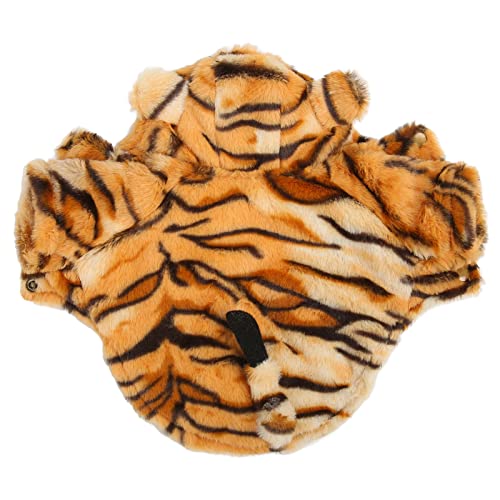 Biitfuu Hundemantel, Winter-Tigerkorn-Hunde-Hoodie, Weiches Polyester, Warm für den Innenbereich (#3) von Biitfuu